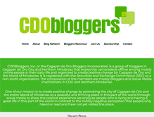 Tablet Screenshot of cdobloggers.net